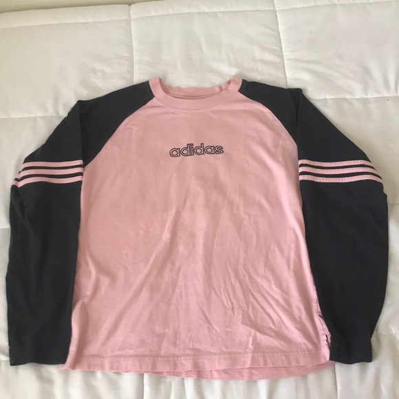 adidas retro long sleeve t shirt